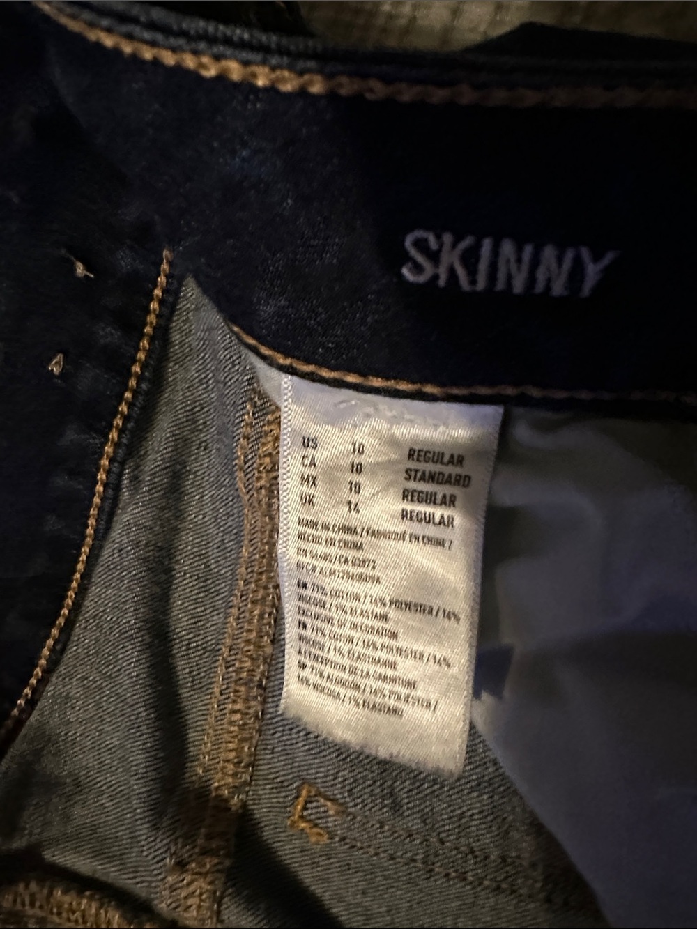 American Eagle Outfitters Dark Indigo Slim Jeans - Picture 7 of 9